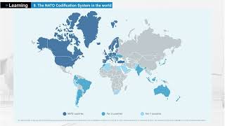 The NATO codification system in the world [upl. by Lecirg]