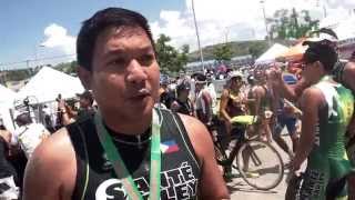 Sante Barley TriTeam  Subic International Triathlon 14 [upl. by Nyrok]