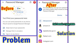 how to save passwords in password manager 2024  password manager me password kaise save kare 2024 [upl. by Nuawtna]