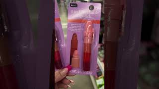 4 in 1 STACKABLE LIPSTICK 💄💋lipstick dollartree beauty [upl. by Enilhtak]