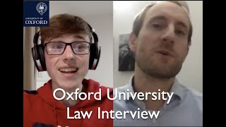 Oxford University Law Interview [upl. by Ettennat5]