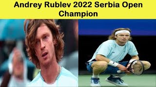 Andrey Rublev He won this prestigious tournament defeating Aslan Karatsev in the final [upl. by Nelleh]