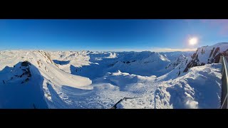 Andermatt Switzerland  Skiing and Snowboarding 2023 [upl. by Perle184]