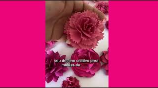 Flores de Papel 3D  Moldes prontos para uso SVG DXF e PDF [upl. by Snave]