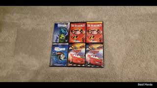 Disney Pixar DVD Collection 61724 [upl. by Nikolaos]