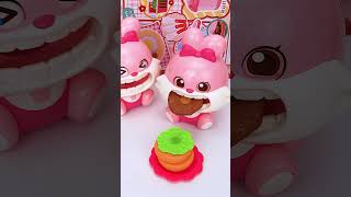 Satisfying With Unboxing Cute Rabbits Eating Hamburger Set Toys ASMR Videos [upl. by Etiam]