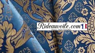 Luxury interior upholstery fabrics architec designer French home Shop Versailles [upl. by Yrreb549]