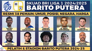 RESMI Daftar Skuad Pemain BARITO PUTERA di BRI Liga 1 20242025  Jadwal Barito Putera [upl. by Can]