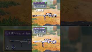 FREE vs PAID skin which is better codm [upl. by Fabiola]