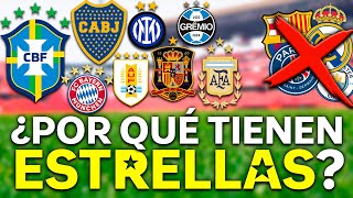 ¿POR QUÉ HAY EQUIPOS QUE TIENEN ESTRELLAS EN LOS ESCUDOS ¡Esta es la razón [upl. by Notlew]