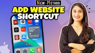 How to Add a Website Shortcut to Your iPhone Home Screen 2024 [upl. by Cob]