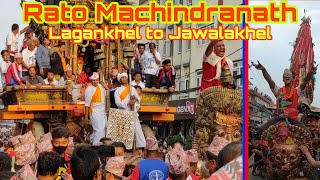 Rato Machindranath Jatra  Patan  Lagankhel to Jawalakhel [upl. by Naman]