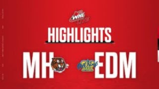 Medicine Hat Tigers at Edmonton Oil Kings 219  WHL Highlights 202324 [upl. by Seumas]