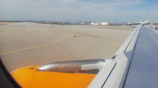 Takeoff Enfidha airport Tunisia 30112018  MT821 [upl. by Ellekim]