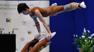 Acrobatic Gymnastics in Slow Motion [upl. by Leahcimed]