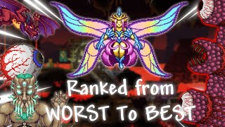 Ranking Terraria Bosses From WORST to BEST [upl. by Dray162]