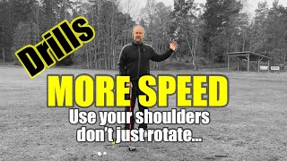 More speed  Drills to start using your shoulders… [upl. by Ziegler]