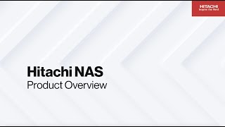 Hitachi NAS Product Overview [upl. by Aphra]