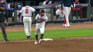 Eddie Rosario 3 Run Shot Game 6 NLCS 10232021 [upl. by Ixela]