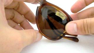 PERSOL（ペルソール） サングラスフレーム 714 RATTI 折りたたみ AMBER [upl. by Mckay609]