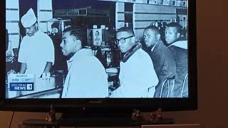 THE GREENSBORO COUNTER SIT IN HAPPY BLACK HISTORY MONTH 🖤 [upl. by Aldwin]