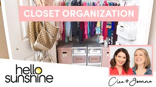 How To Organize Your Closet Space with The Home Edit  Master the Mess EP 2 [upl. by Aeneg]