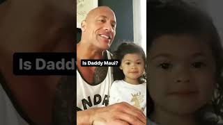 The Rock’s Daughter Doesn’t Think He’s Maui in Moana 🤣 [upl. by Eedoj501]