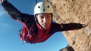 Mallos de Riglos  Rope Jump 200m [upl. by Eggleston]