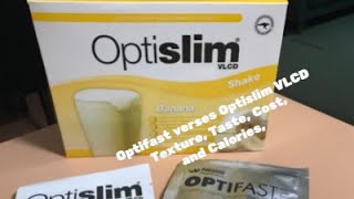 VLCD Optifast verses Optislim Banana shake [upl. by Ailedroc167]