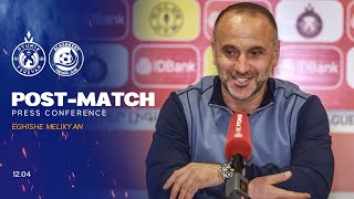 Eghishe Melikyan post match press conference after the match against Alashkert [upl. by Yur]