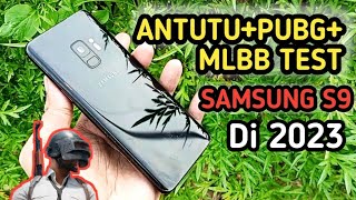 samsung galaxy S9 TES ANTUTU  gaming TEST PUBG MLBB  Sobat Gadget [upl. by Glynas262]