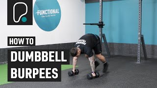 How To Do Dumbbell Burpees [upl. by Bastian65]