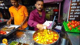 Biggest 50 Eggs Bhurji Making In Sangli Maharashtra Rs 35 Only l Sangli Street Food [upl. by Nicholas541]