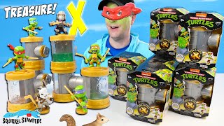 Treasure X Teenage Mutant Ninja Turtles Sewer Rescue Packs Squirrel Stampede Review [upl. by Gillie]