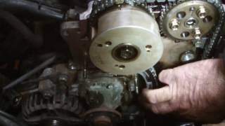 TOYOTA TIMING CHAIN REPLACMENTpt3 [upl. by Artima613]