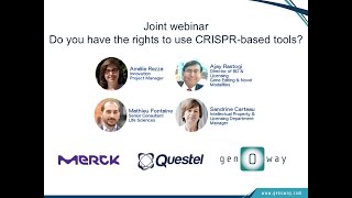 Webinar Do you have the rights to use CRISPRbased tools [upl. by Ennovart15]