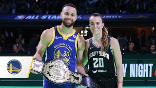 Stephen Curry Wins 2024 NBA AllStar 3Point Challenge [upl. by Abdu]