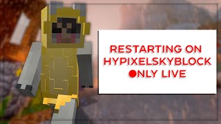 I have no choice but to restart on Hypixel Skyblock 1 [upl. by Olinde362]