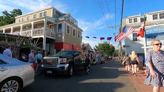 Late Sunday afternoon on Commercial Street in Provincetown walking from Boatslip to Town Hall [upl. by Ayanej235]