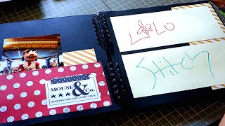 DIY Disney Autograph Book [upl. by Accisej]