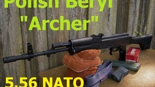 Polish Beryl quotArcherquot AK Rifle 556 NATO [upl. by Dijam]