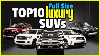 Top 10 Best Full Size Luxury SUVs for Unmatched Comfort [upl. by Magdalena]