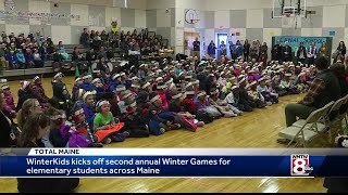 WinterKids Winter Games kicks off for elementary schools across Maine [upl. by Baggs]