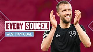 Every Tomáš Souček West Ham Goal ⚒️ [upl. by Ahel]