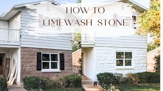 How To Limewash Your House  DIY Home From 1880s [upl. by Matteo]