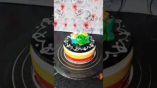 Rose 🌹 cake design cake decoration birthday cake shortsfeedviralsshorts [upl. by Acinoed]