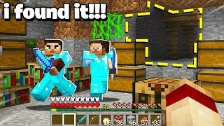 I found a SECRET hidden MINECRAFT base underground  Minecraft Factions [upl. by Ymer412]