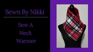 Sew a Neck Warmer  Sew a Scarf [upl. by Aicenet]