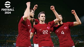 eFootball 2024  Turkey vs Uruguay  Gameplay  Steam PC [upl. by Odell]