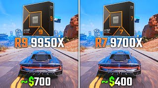 RYZEN 9 9950X vs RYZEN 7 9700X  Test in 6 Games [upl. by Ander]